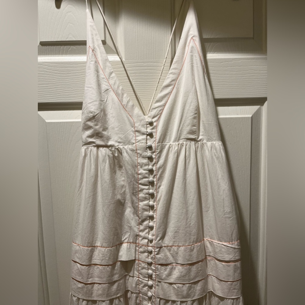 Anthropologie Maeve Deep V-Neck Dress - Picture 7 of 12